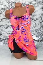Costum de Baie Dama intreg Y3066 Coral » MeiShop.Ro