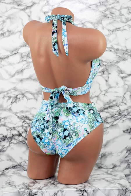 Costum de Baie Dama 2 Piese F56-2 Albastru Meina