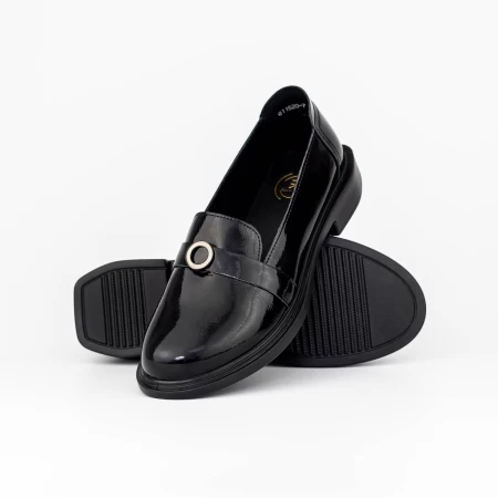 Pantofi Casual Dama Q11520-7 Negru » MeiShop.Ro