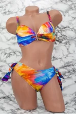 Costum de Baie Dama 2 Piese H01-1 Multicolor » MeiShop.Ro