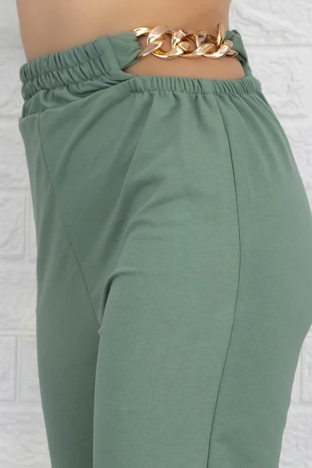 Pantaloni Dama 3010 Verde » MeiShop.Ro