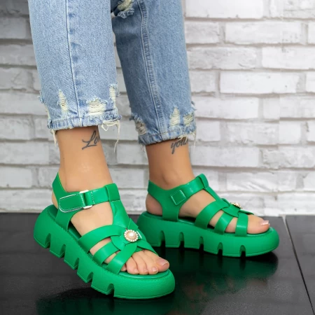 Sandale Dama K135 Verde » MeiShop.Ro