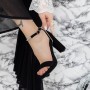 Sandale Dama cu Toc gros 2XKK57 Negru » MeiShop.Ro