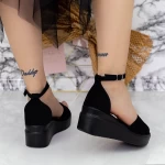 Sandale Dama cu Platforma 2PT3 Negru » MeiShop.Ro