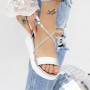 Sandale Dama 2HXS10 Argintiu Mei