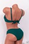 Costum de Baie Dama 2 Piese P24-3 Verde Gina Fashion