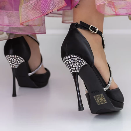 Pantofi stiletto 3DC13 Negru » MeiShop.Ro