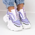 Pantofi Sport Dama cu Platforma 2138 Mov » MeiShop.Ro