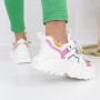 Pantofi Sport Dama cu Platforma 2311 Roz Mei