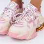 Pantofi Sport Dama cu Platforma B99915-1 Roz Mei