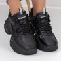 Pantofi Sport Dama cu Platforma 2023-12 Negru Mei