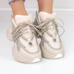Pantofi Sport Dama cu Platforma M8 Maro » MeiShop.Ro