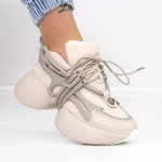 Pantofi Sport Dama cu Platforma M8 Maro » MeiShop.Ro