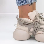 Pantofi Sport Dama cu Platforma M8 Maro » MeiShop.Ro