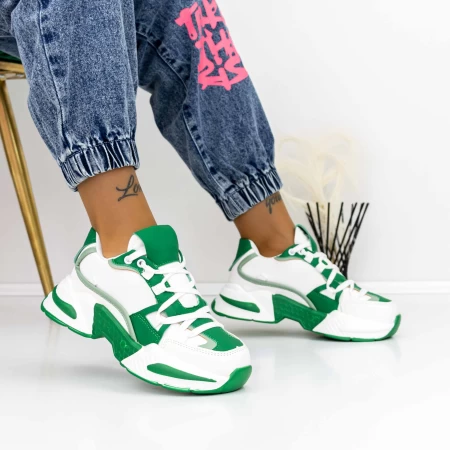 Pantofi Sport Dama 3WL7 Verde » MeiShop.Ro
