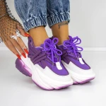 Pantofi Sport Dama cu Platforma 3WL5 Mov » MeiShop.Ro