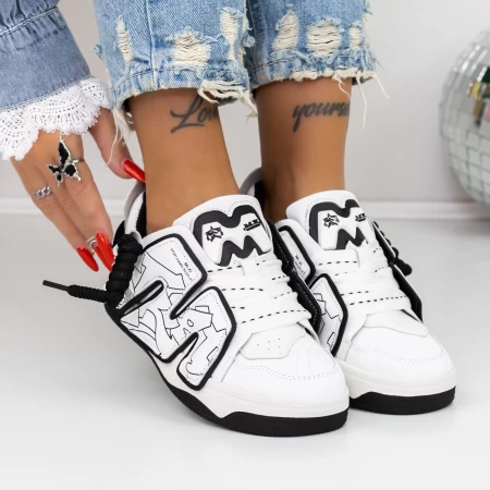 Pantofi Sport Dama 3WL37 Alb » MeiShop.Ro