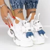Pantofi Sport Dama cu Platforma 8233 Alb Mei