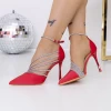 Pantofi Stiletto 3MZY1 Rosu Mei