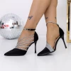 Pantofi Stiletto 3MZY1 Negru Mei