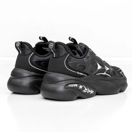 Pantofi Sport Barbati 3J6 Negru » MeiShop.Ro
