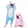 Pijama dintr-o bucata pentru copii Iepure GALA21-931 Roz | Galasun