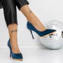 Pantofi Stiletto 3DC27 Albastru | Mei