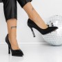Pantofi Stiletto 3DC50 Negru | Mei