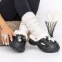 Papuci Dama de Casa A241-2 Negru | Fashion
