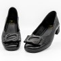 Pantofi cu Toc gros 9625 Negru | Formazione