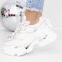 Pantofi Sport Dama cu Platforma 3WL73 Roz | Mei
