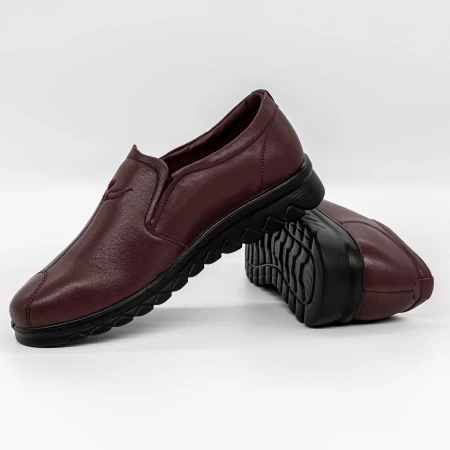 Pantofi Casual Dama 18009 Visiniu » MeiShop.Ro