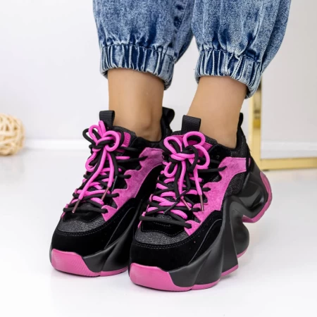 Pantofi Sport Dama 3WL135 Negru » MeiShop.Ro