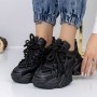 Pantofi Sport Dama 3WL137 Negru | Mei