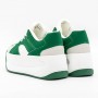 Pantofi Sport Dama cu Platforma 3XJ113 Verde | Mei