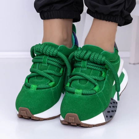 Pantofi Sport Dama 3SZ22 Verde » MeiShop.Ro