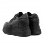 Pantofi Sport Dama cu Platforma 3WL162 Negru | Mei