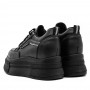 Pantofi Sport Dama cu Platforma 3WL166 Negru | Mei