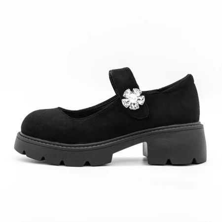 Pantofi Casual Dama 3WL192 Negru » MeiShop.Ro