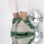 Pantofi Sport Dama cu Platforma 3SJN32 Verde | Mei