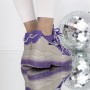 Pantofi Sport Dama cu Platforma 3SJN32 Mov | Mei