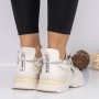 Sneakers dama 3WL180 Bej | Mei