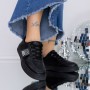 Pantofi Sport Dama F-16 Negru | Fashion