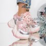 Pantofi Sport dama cu Platforma 3SJN56 Roz | Mei