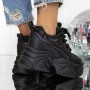 Pantofi Sport dama cu Platforma 3SJN61 Negru | Mei