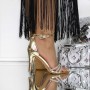 Sandale Dama cu Toc subtire 2YXD60 Auriu | Mei