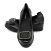 Pantofi cu Platforma 230558 Negru Stephano