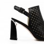 Sandale Dama cu Toc gros K596-80 Negru | Advancer