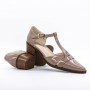 Sandale Dama cu Toc gros K6052-8130 Roz | Advancer