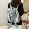 Rucsac Dama 6483 Argintiu Mei